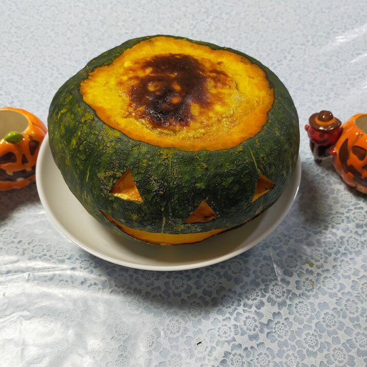 かぼちゃ(੭˙꒳​˙)੭⋆✩濃厚バスクチーズケーキ